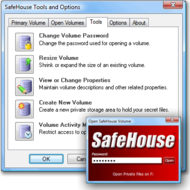 SafeHouse Professional File Encryption screenshot